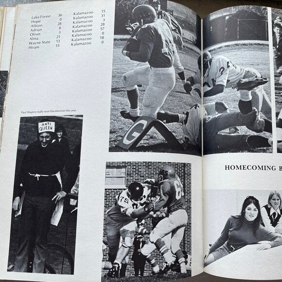 Kalamazoo College 1970 Yearbook Annual Book Michigan 1969 Student Life Sports MI - Picture 7 of 7